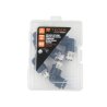 Kolanko wtykowe tekalan (90 stopni) z gwintem zewnętrznym (teflon) 12mm x 3/8" TEGER, (sprzedawane po 5)