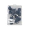 Trójnik wtykowy tekalan (typ T) z gwintem zewnętrznym (teflon) z boku 12mm x 1/8" TEGER, (sprzedawane po 5)