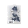 Kolanko wtykowe tekalan (90 stopni) z gwintem zewnętrznym (teflon) 8mm x 1/2" TEGER, (sprzedawane po 5)