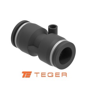 Złączka prosta wtykowa tekalan 14mm TEGER, (sprzedawane po 5)