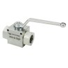 Zawór kulowy hydrauliczny 2-drogowy 2/2 - 1"BSP z otworami mocującymi 315 bar Waryński