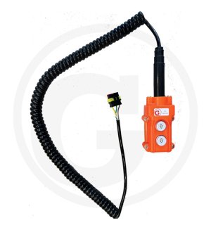 Fernbedienung, 2 Tasten inkl. 3 m Kabel