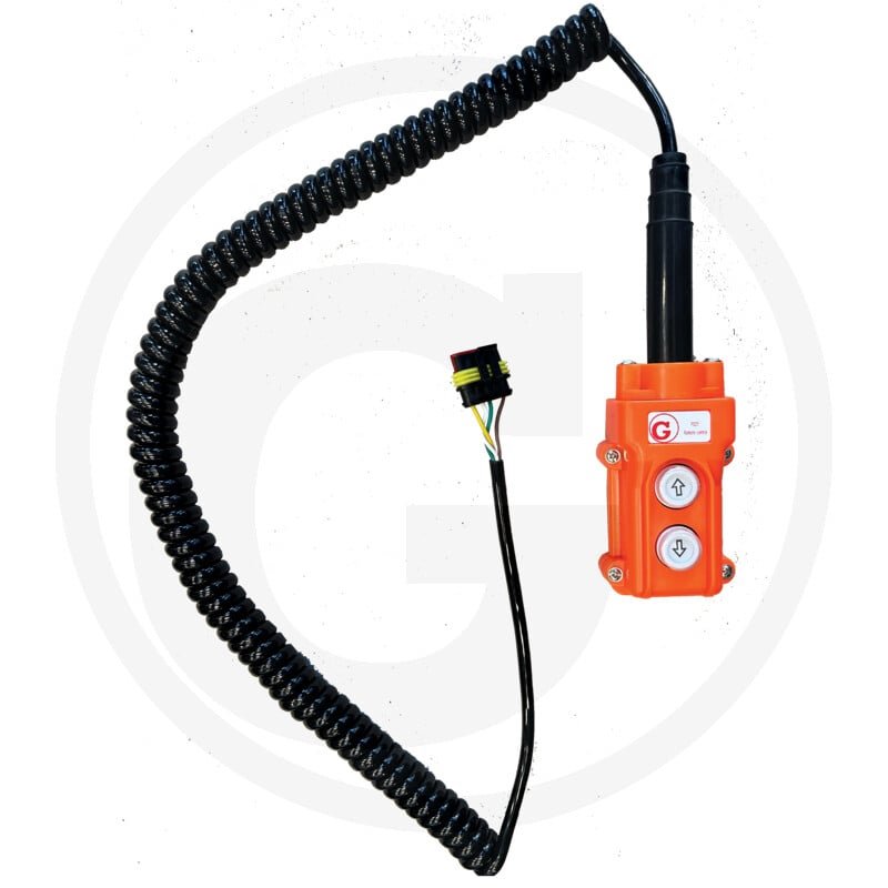 Fernbedienung, 2 Tasten inkl. 3 m Kabel