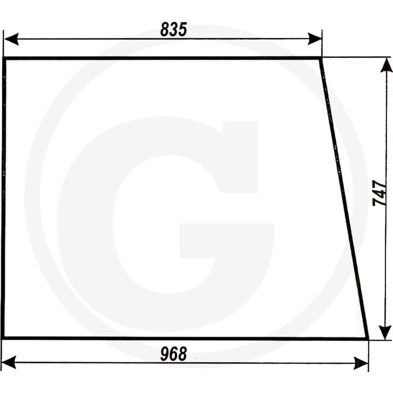 Szyba boczna 5911 7907