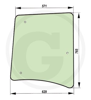 Szyba boczna 53369046