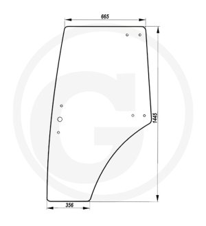 Szyba drzwi 53369088