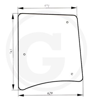 Szyba boczna 53369003