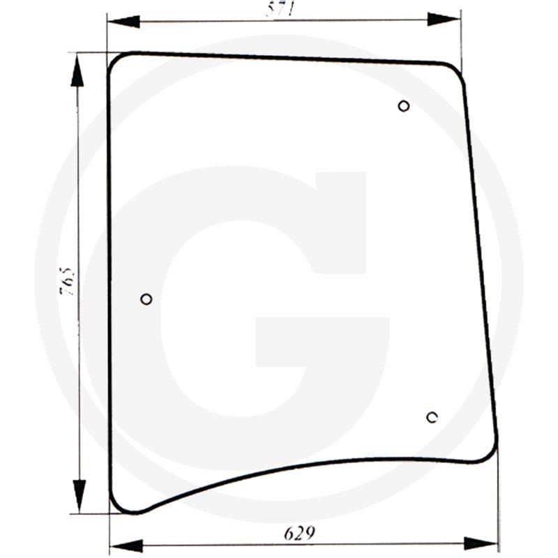 Szyba boczna 53369003