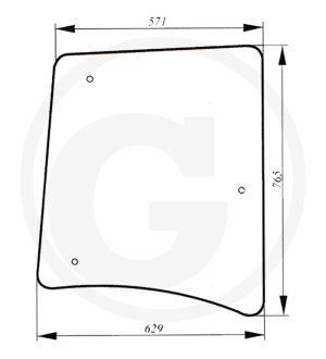 Szyba boczna 53369004