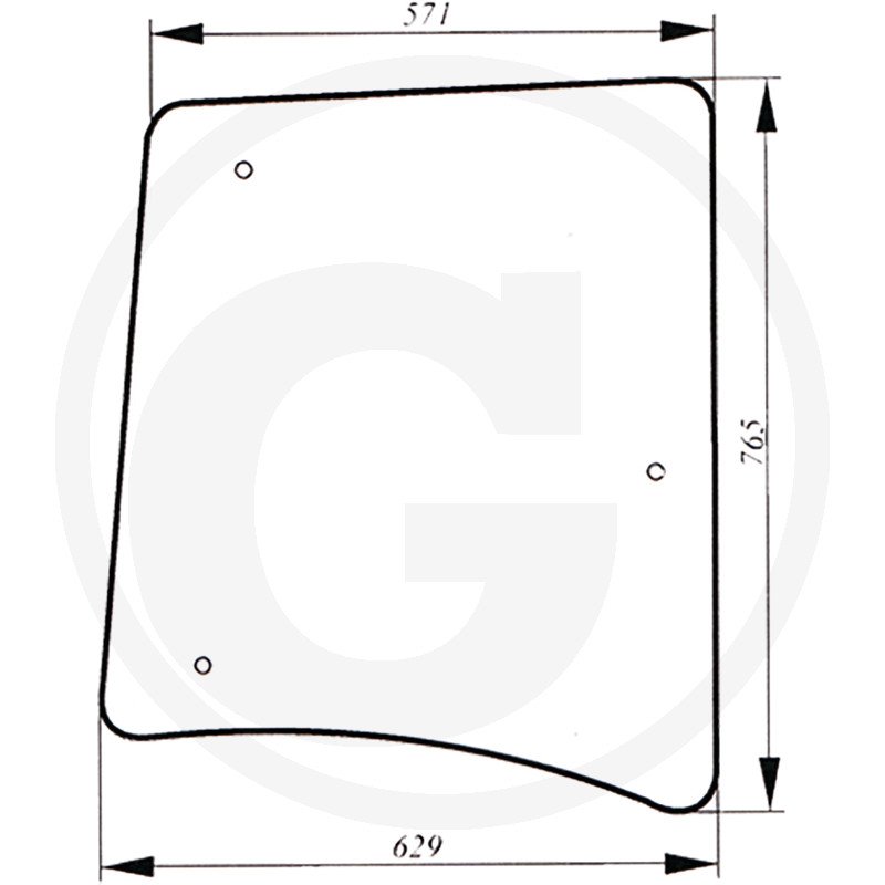 Szyba boczna 53369004