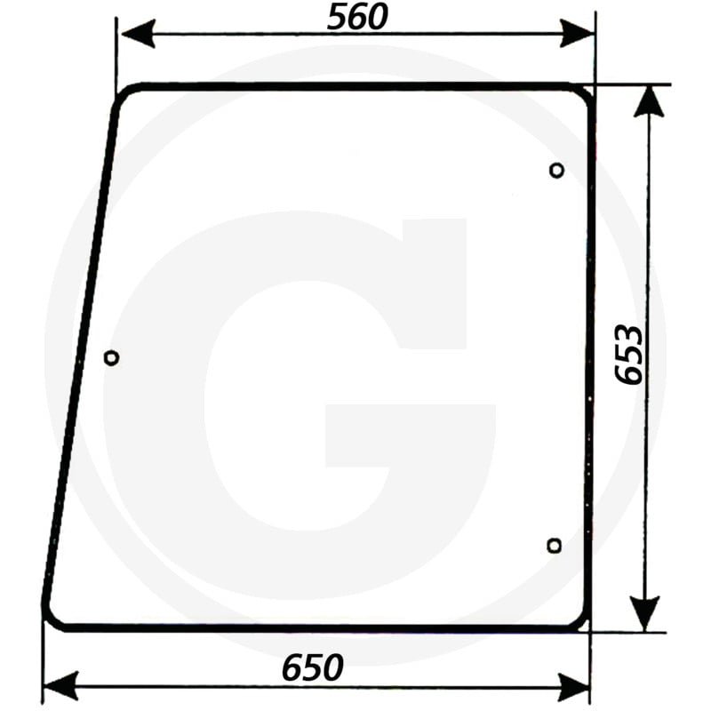Szyba boczna prawa i lewa 84368061