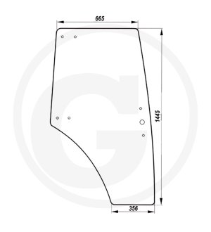 Szyba drzwi 53369091