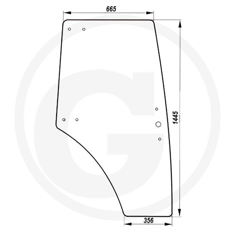 Szyba drzwi 53369091