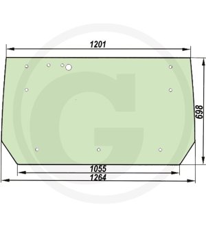 Szyba tylna 53369201