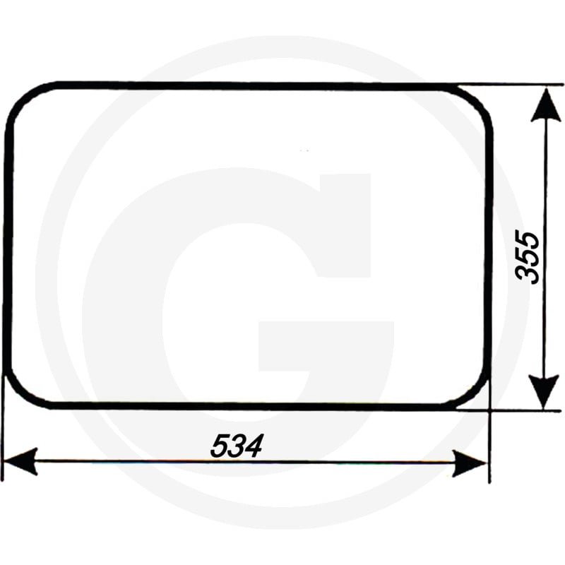 Szyba tylna 6211 7998