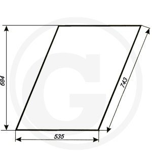 Szyba drzwi 6911 7912
