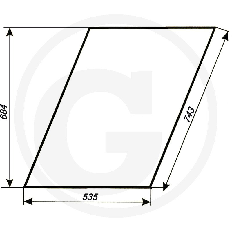 Szyba drzwi 6911 7912