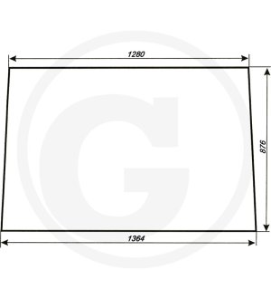 Szyba przednia 6911 7950