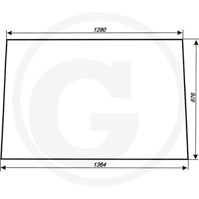 Szyba przednia 6911 7950