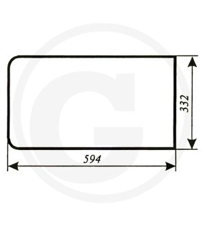Szyba tylna 6911 7956