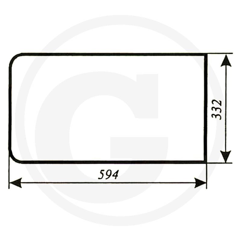 Szyba tylna 6911 7956