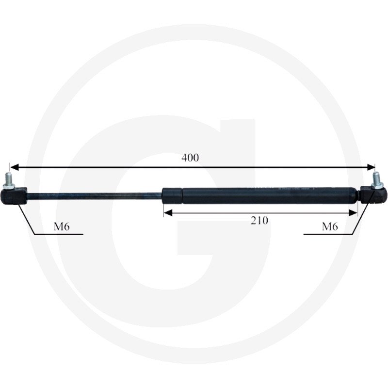Sprężyna gazowa drzwi i szyby tylnej 12190101, 899884