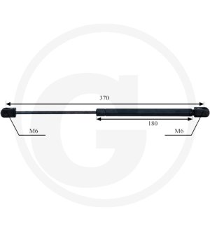 Sprężyna gazowa dachu 16.367.957, 897494