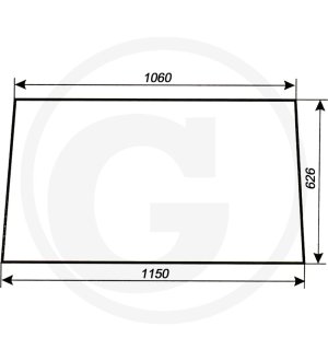 Szyba tylna 83368345