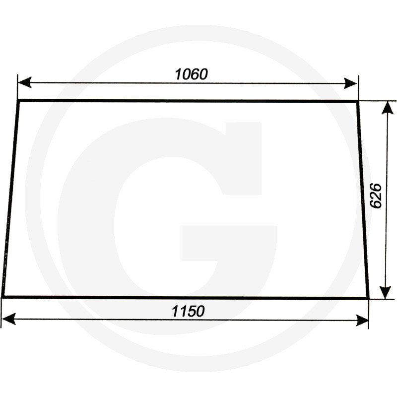 Szyba tylna 83368345