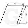 Szyba drzwi górna 83368023