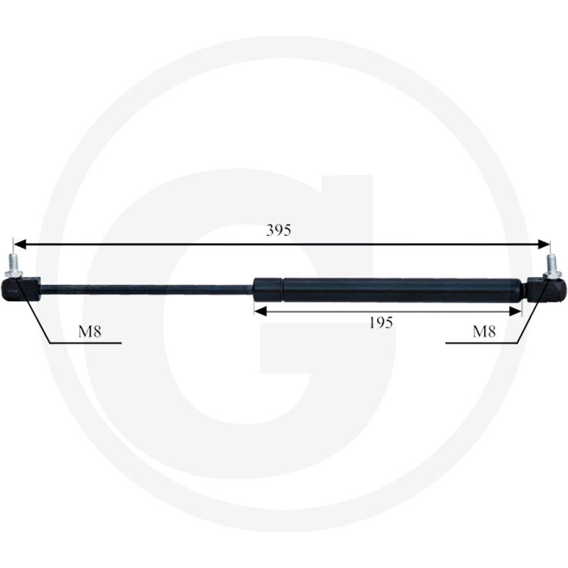 Sprężyna gazowa drzwi i szyby tylnej 88368200, 896538