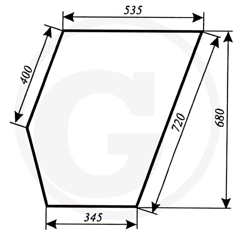 Szyba drzwi dolna 83368134