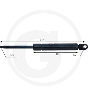 Sprężyna gazowa pokrywy dachu 7013263 M91
