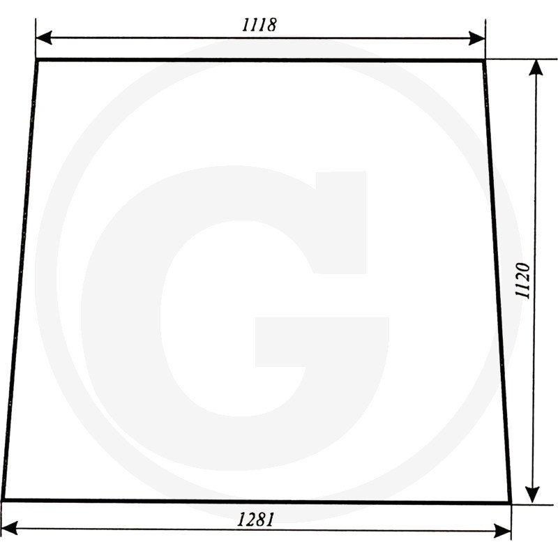Szyba przednia 80368132