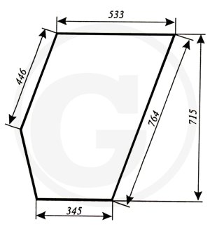 Szyba drzwi dolna 80368134