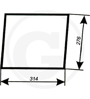 Szyba przednia 80368135