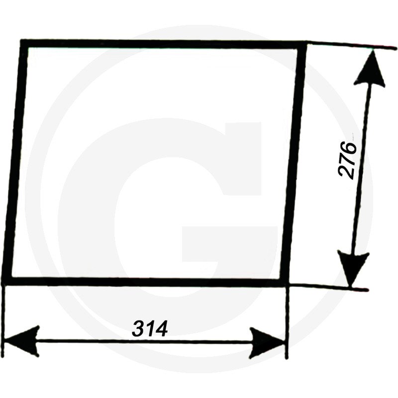 Szyba przednia 80368135