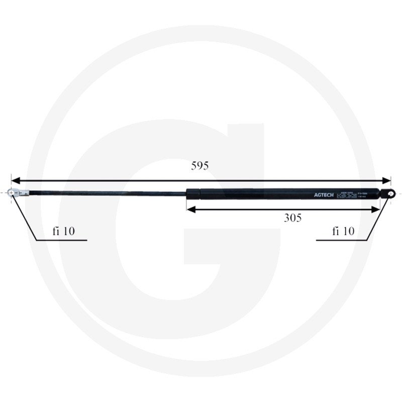 Sprężyna gazowa szyby tylnej i szyberdac 3088250111, 898689