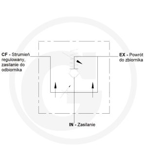 Trójdrogowy regulator przepływu 85002362