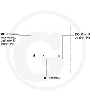 Trójdrogowy regulator przepływu 85036034
