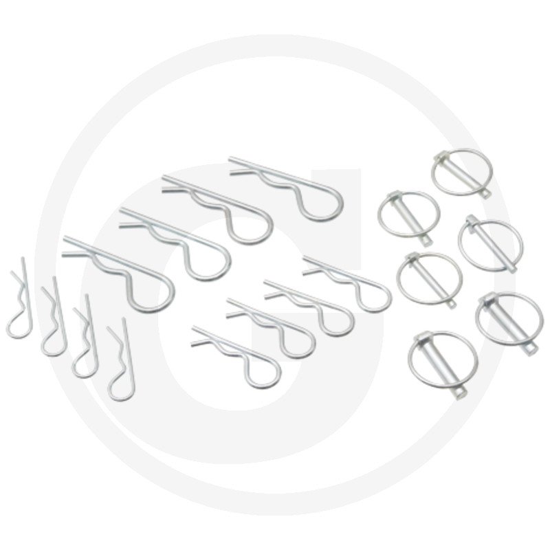 Zestaw zawleczek zatrzaskowych i sprężys 23485