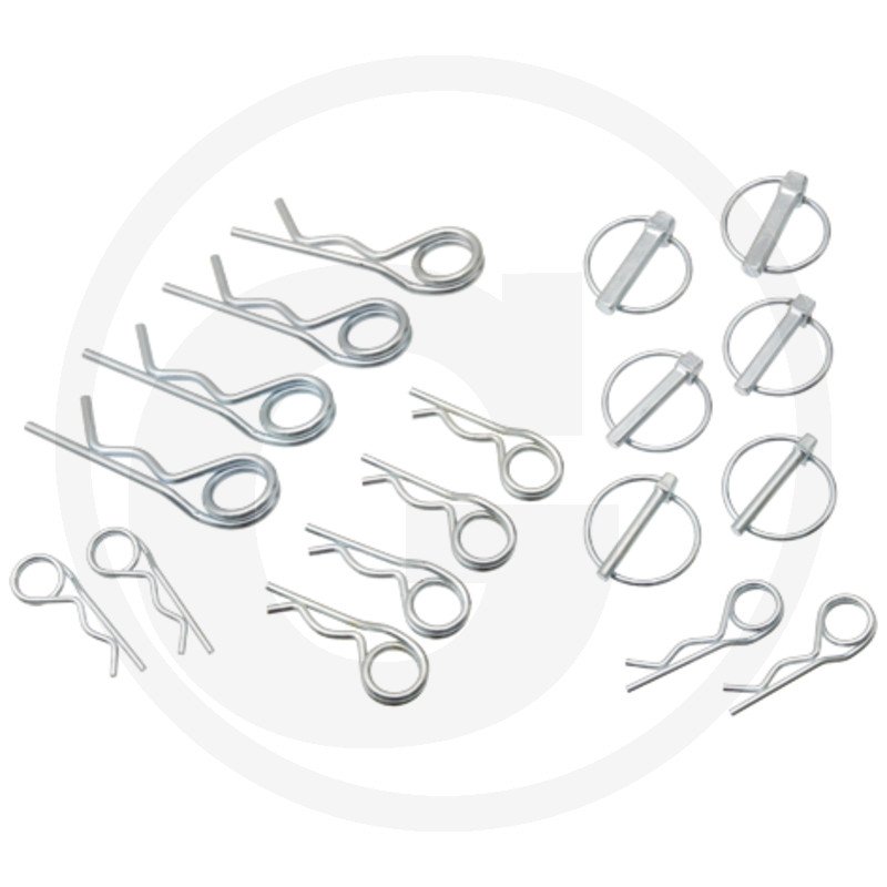 Zestaw zawleczek zatrzaskowych i sprężys