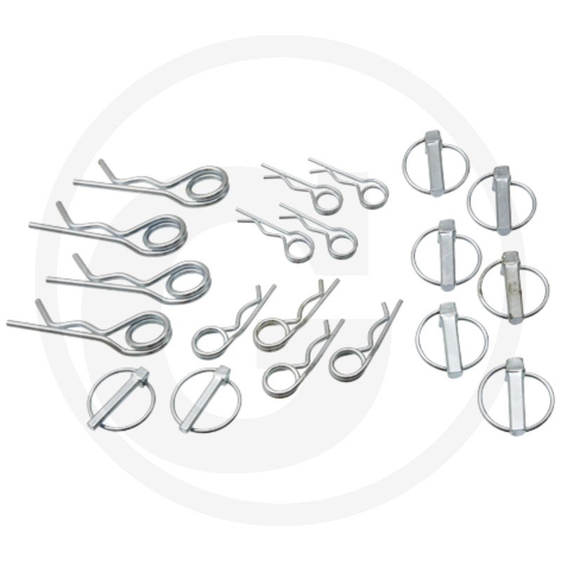 Zestaw zawleczek zatrzaskowych i sprężys