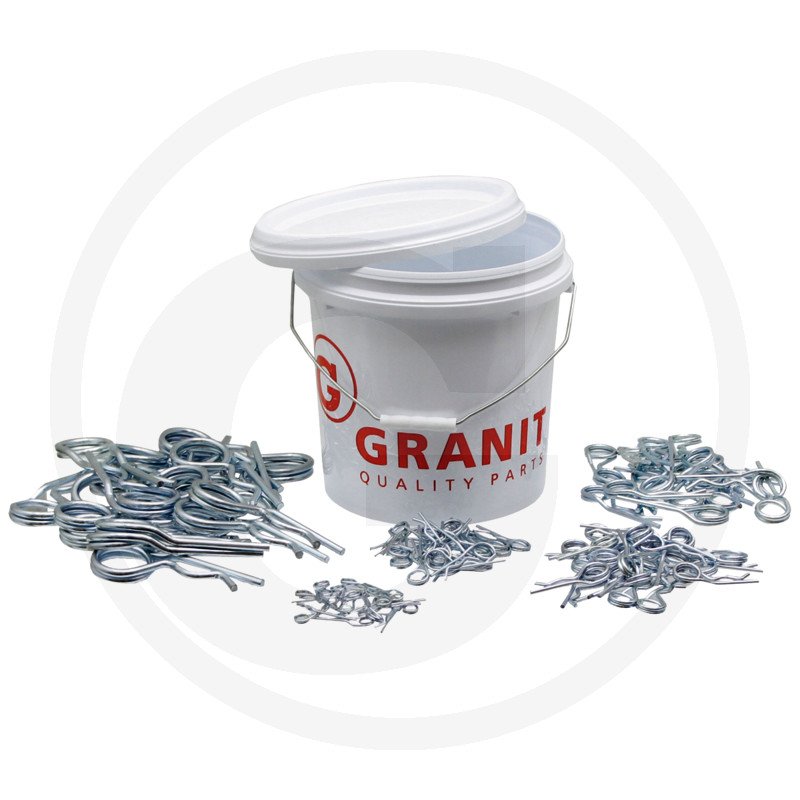 Zestaw zawleczek sprężystych