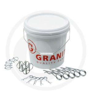 Zestaw zawleczek zatrzaskowych i sprężys