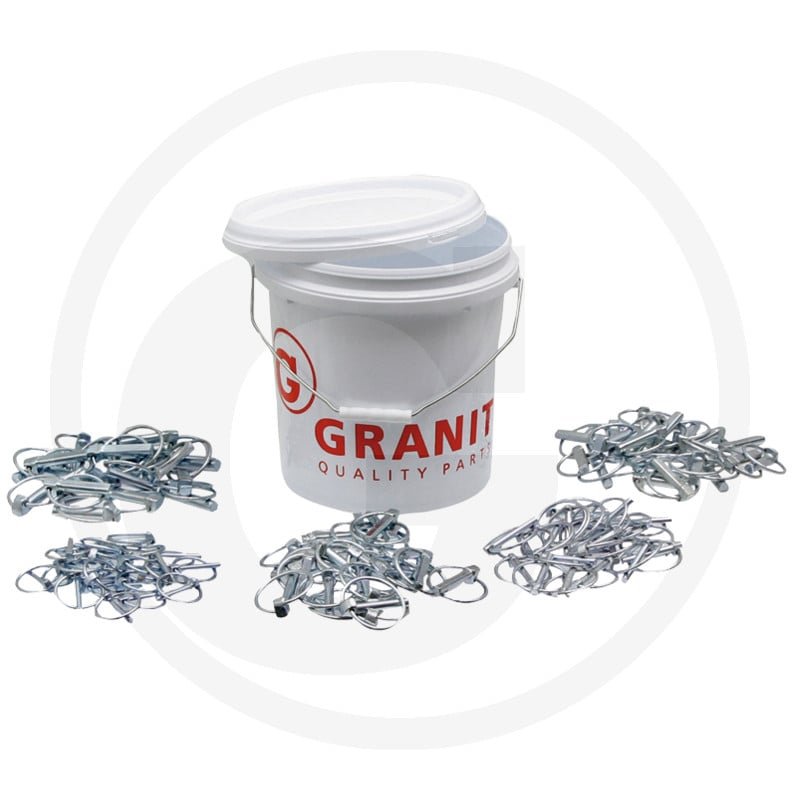 Zestaw zawleczek zatrzaskowych