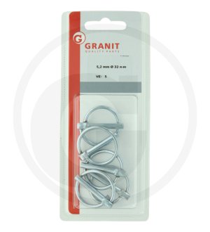 Zestaw zawleczek zatrzaskowych