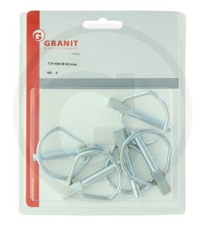 Zestaw zawleczek zatrzaskowych