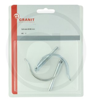 Zawleczka rurowa - zestaw