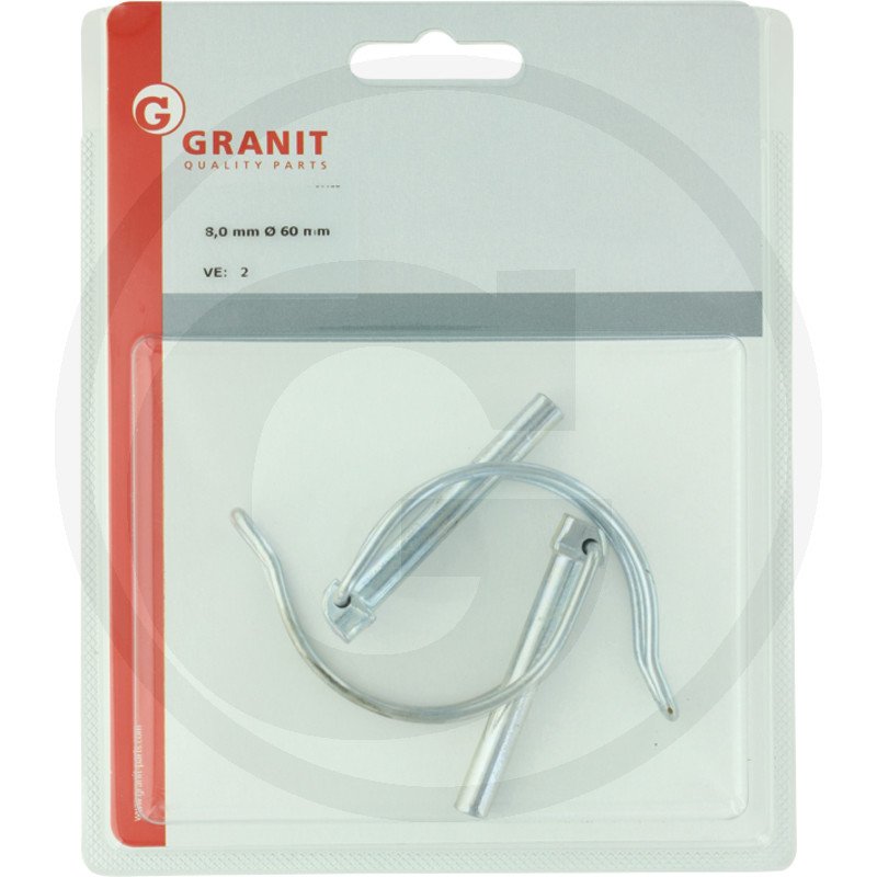 Zawleczka rurowa - zestaw